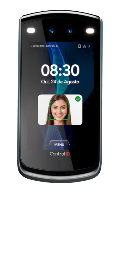 Coletor facial Control iD iDFace Max